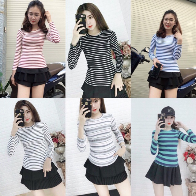 ÁO TAY DÀI SỌC KẺ. HÀNG VNXK | BigBuy360 - bigbuy360.vn