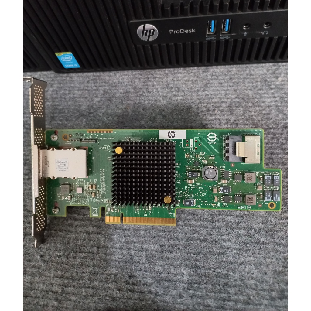 SAS HBA LSI 9217-4i4e mini-SAS (SFF8088) , Card Raid Giá Rẻ Hàng Theo Máy Trạm HP