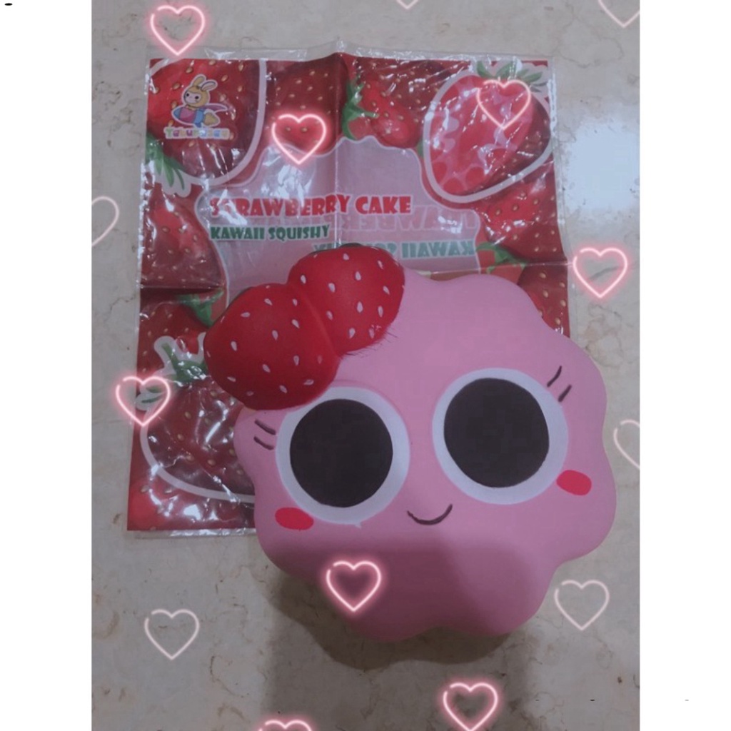 Squishy Strawberry Cake Chính Hãng ( Taburasa )