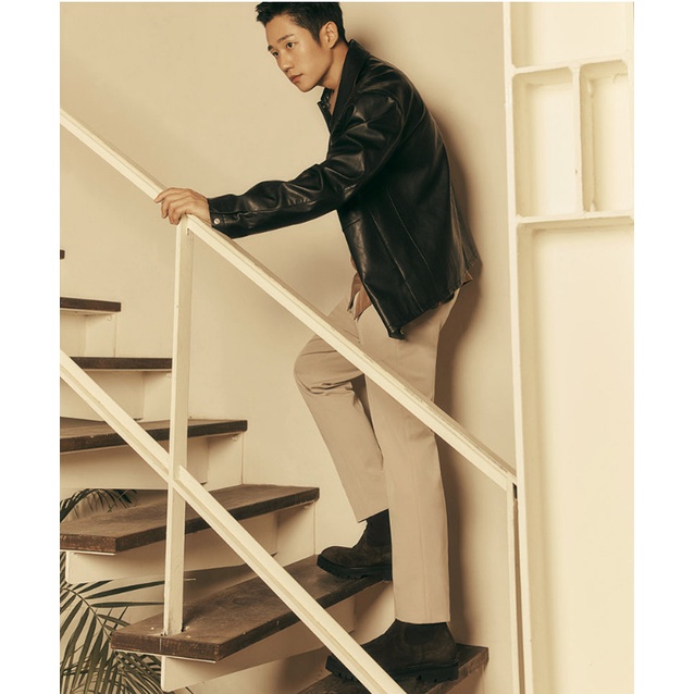 Quần âu MindBrigde form Banding Cropped Tapered Slacks MUPT 6101