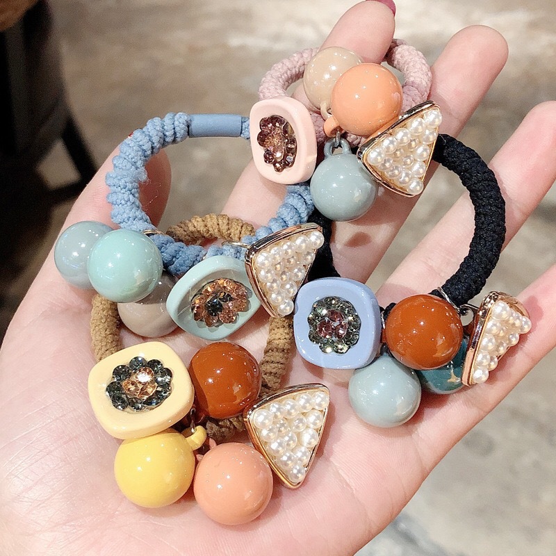 Dây Buộc Tóc Co Dãn Kiểu Hàn Quốc INS Cho Nữ