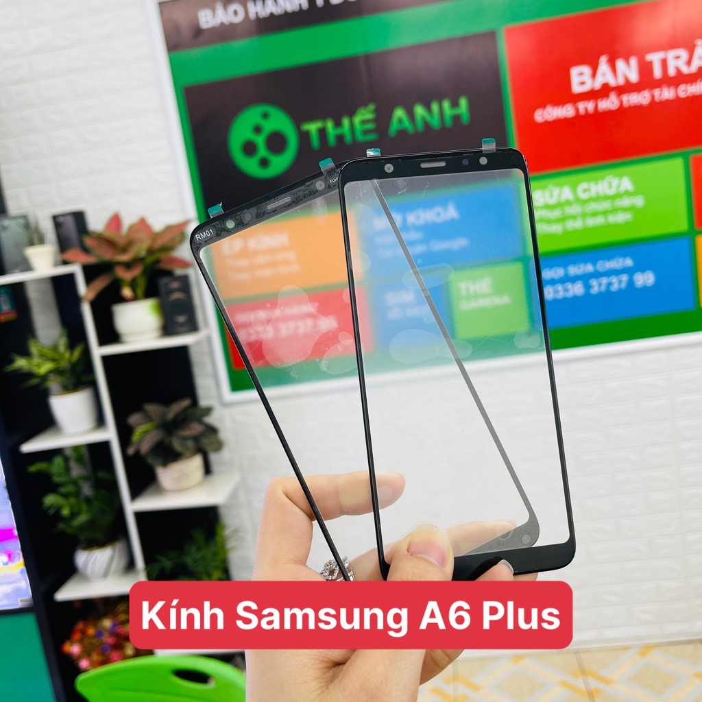 Mặt kính ép Samsung A6 Plus / kính ép Samsung a6 Plus