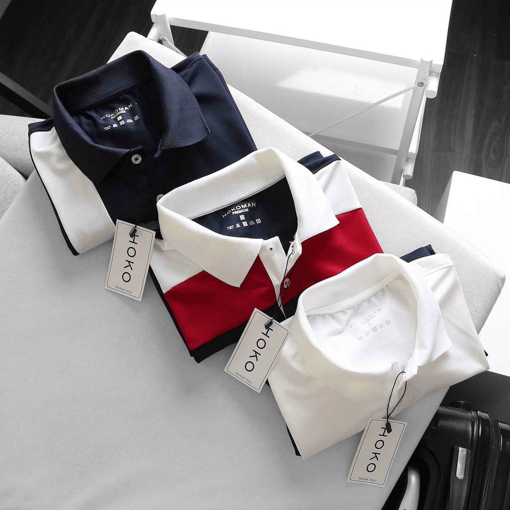 Áo thun nam cổ trụ polo cao cấp hoạ tiết siêu đẹp thời trang hàn quốc cho ae KME FASHION
