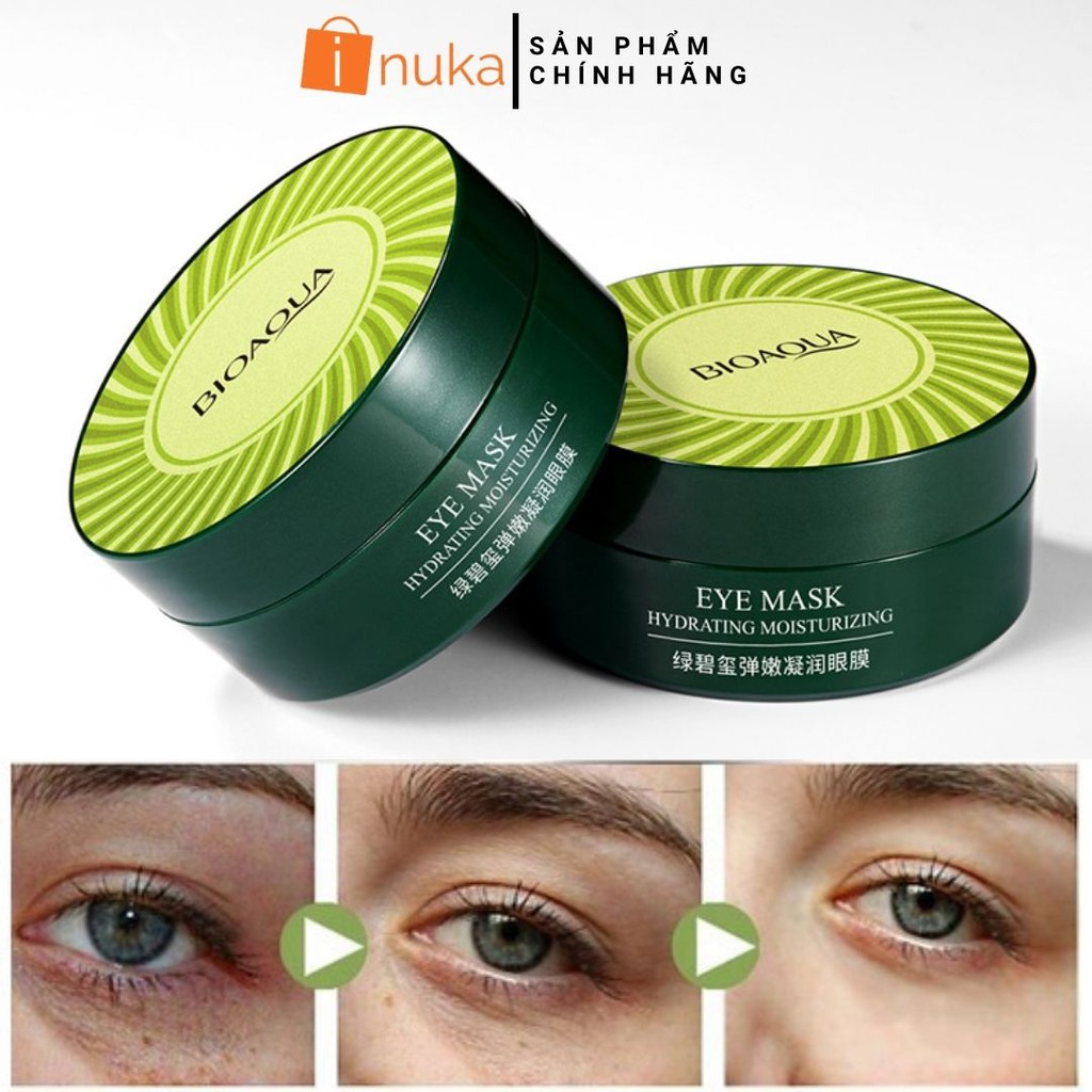 Mặt Nạ Mắt Bioaqua, Đánh Bay Thâm Quầng Mắt, Xoá Tan Bọng Mắt ( 60 miếng ) | BigBuy360 - bigbuy360.vn