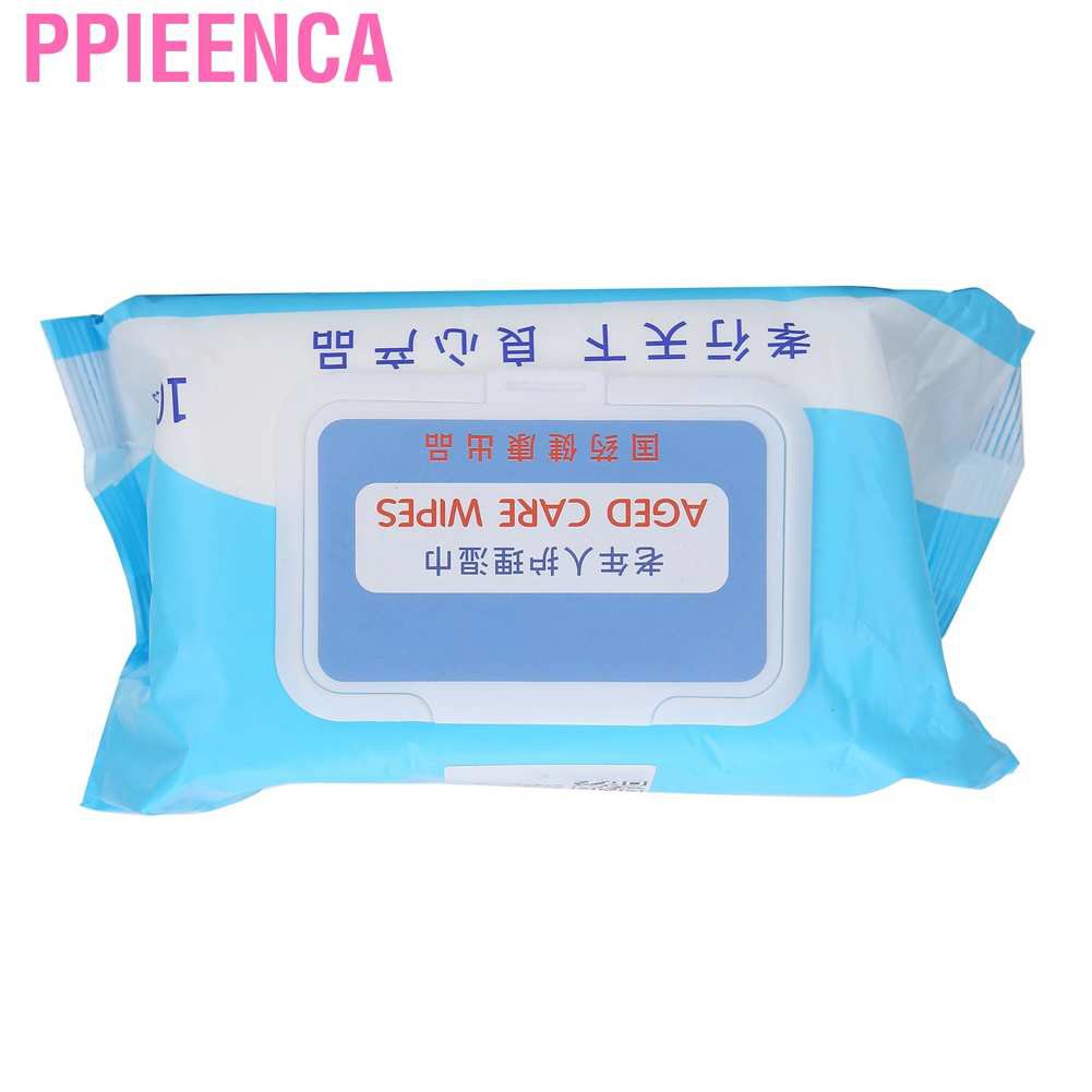 Ppieenca Adult Reusable Diapers 1 Bag/100Pcs of Wet Tissue Portable Non-Woven Fabric Cleansing Wipe for Hygiene Elderly Care