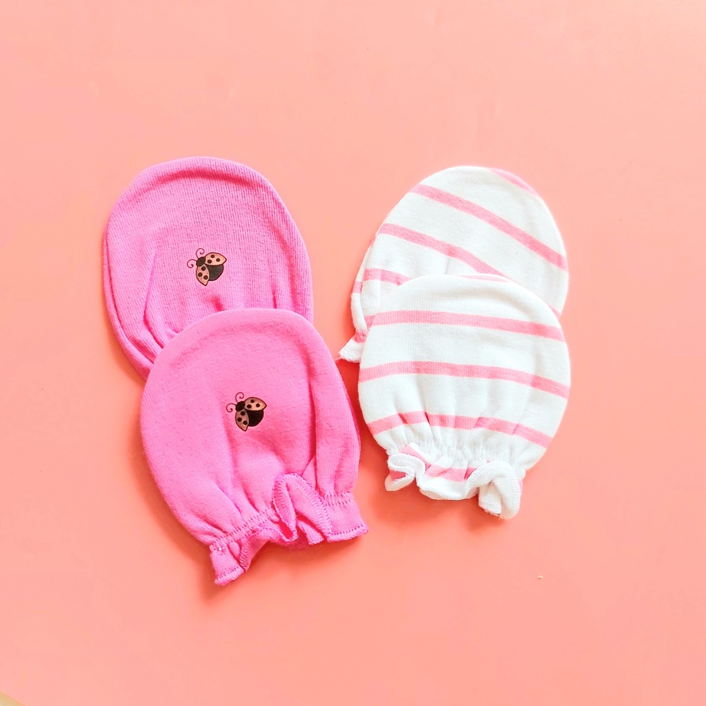 Set 2 bộ bao tay Momma Baby cho bé sơ sinh