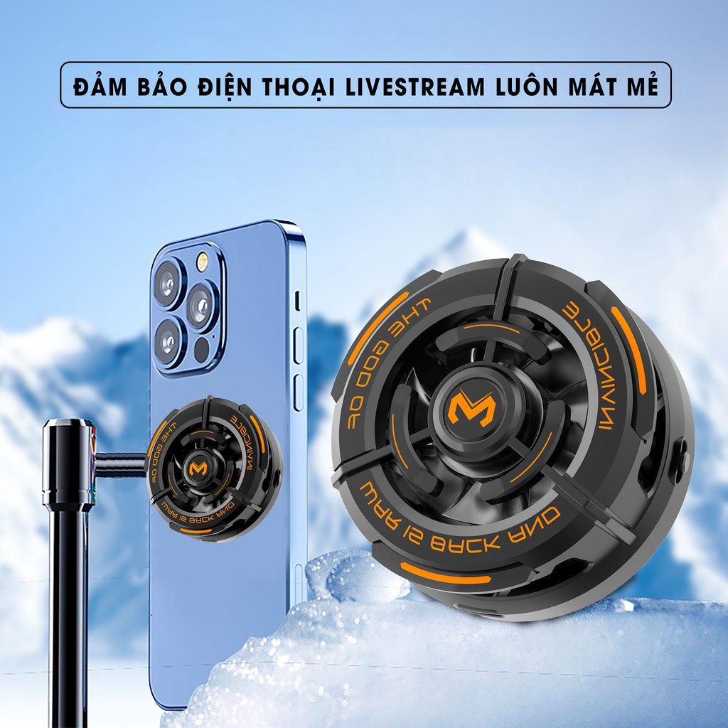 Quạt tản nhiệt điện thoại livestream MEMO DL05 CX01 CX02 CXA2 DLA2 DLA3 DL06 DL07 cho streamer không giật lag nóng máy