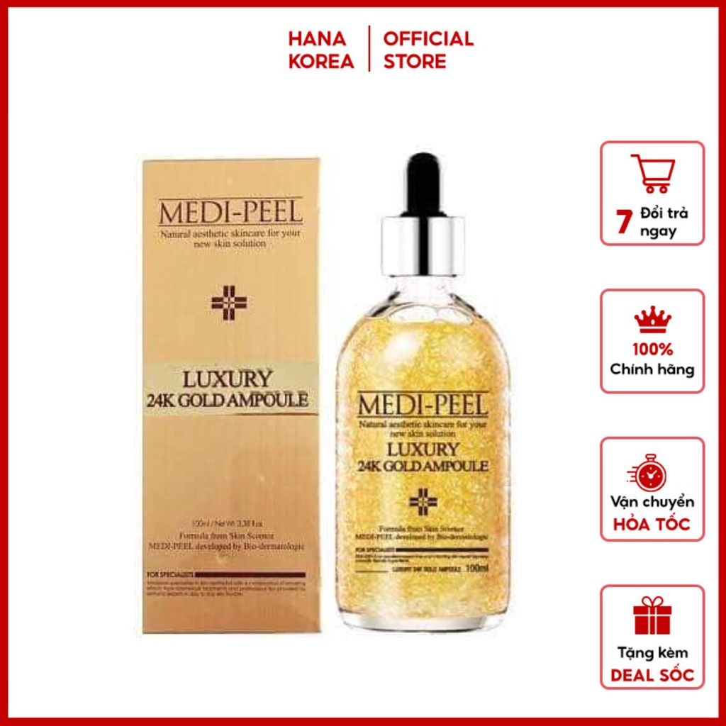Serum tinh chất vàng 24k Gold MEDIPEEL trắng da chống lão hóa căng bóng da Hàn Quốc 100ml