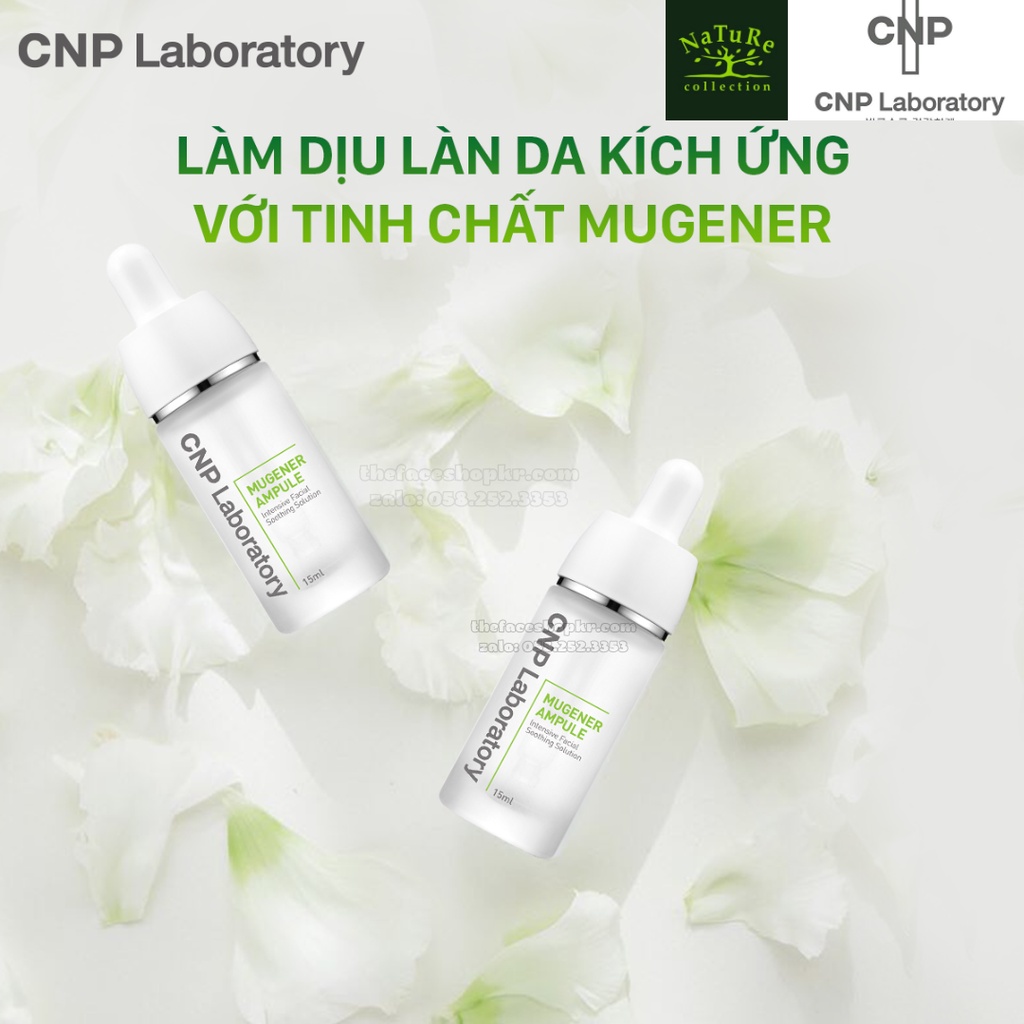 Tinh chất giảm sưng viêm và mẩn đỏ CNP Laboratory Mugener Ampule 15ml