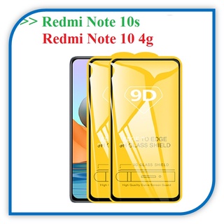 Kính cường lực xiaomi redmi note 10s / note 10 4g / redmi note 11 - kính cường lực 9d full màn hình, full keo