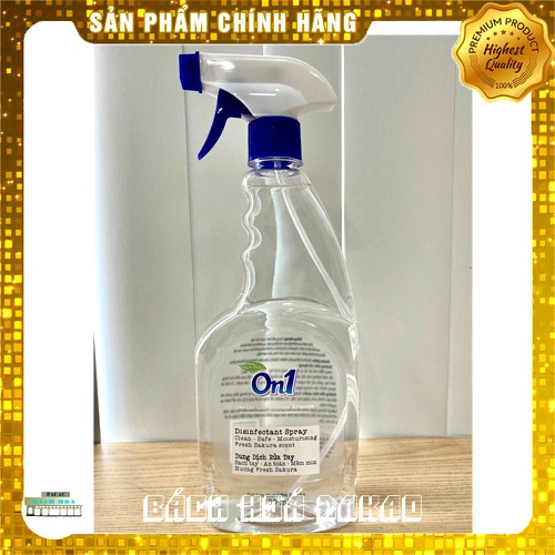 [Hàng Chính Hãng - FREESHIP] Dung Dịch Rửa Tay Khô On1 Hương Fresh Sakura 650ml