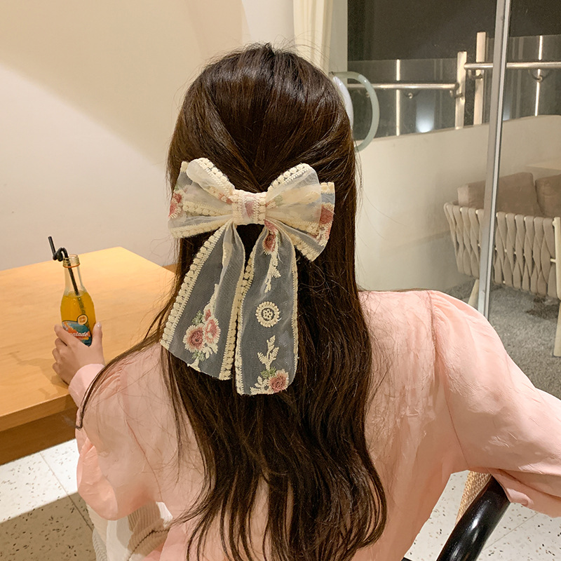 Kẹp tóc kiểu nơ dễ thương thời trang dành cho nữ