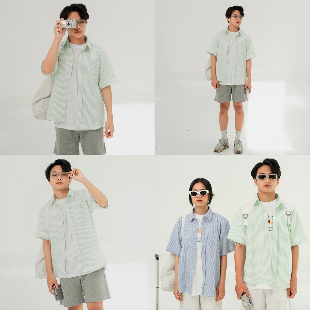 Áo Sơ Mi Linen "Vui" | BigBuy360 - bigbuy360.vn