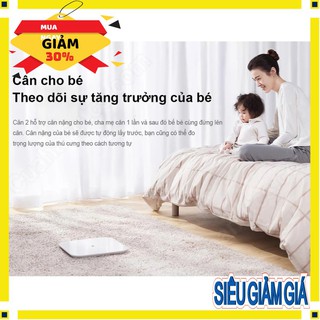 Cân thông minh xiaomi smart scale2 - bác sĩ gia đình, trợ lý sức khỏe - hàng chính hãng