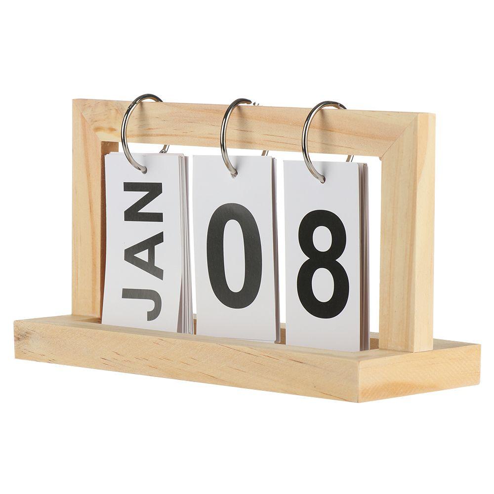 Lịch Gỗ Để Bàn Thiết Kế Sáng Tạo Dùng Trang Trí