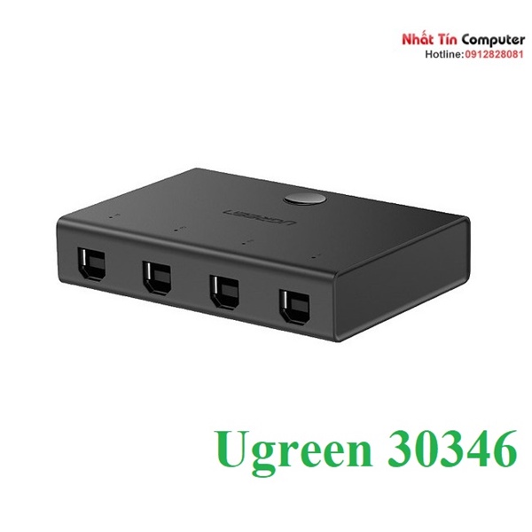 Bộ chuyển 4 máy tính dùng 1 máy in cổng USB 2.0 Ugreen 30346 cao cấp