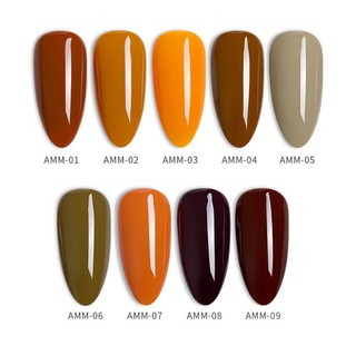 SET Sơn gel AS mẫu chai đỏ nhọn mã AMM 9 chai 15ml siêu HOT siêu xịn