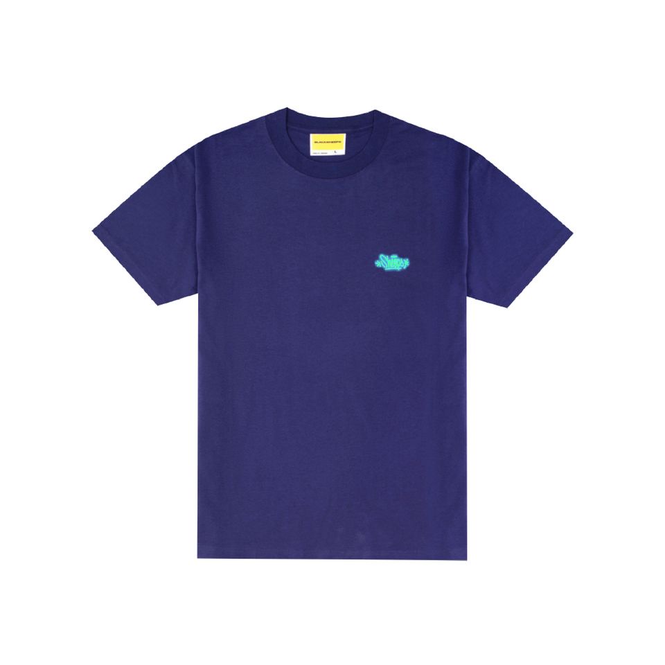 Áo thun Tay ngắn BLACKSHEEPS aka GRAFITTI LETTERING SS TEE - PURPLE