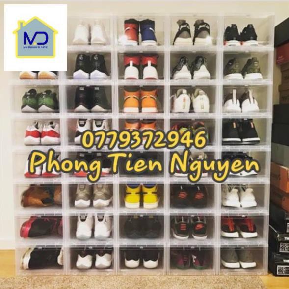 [HANG HOT] Hộp đựng giày - sneaker box .hàng nguyên khối