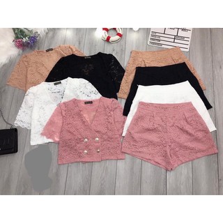 Sét áo va quần soc ren big size VN1005