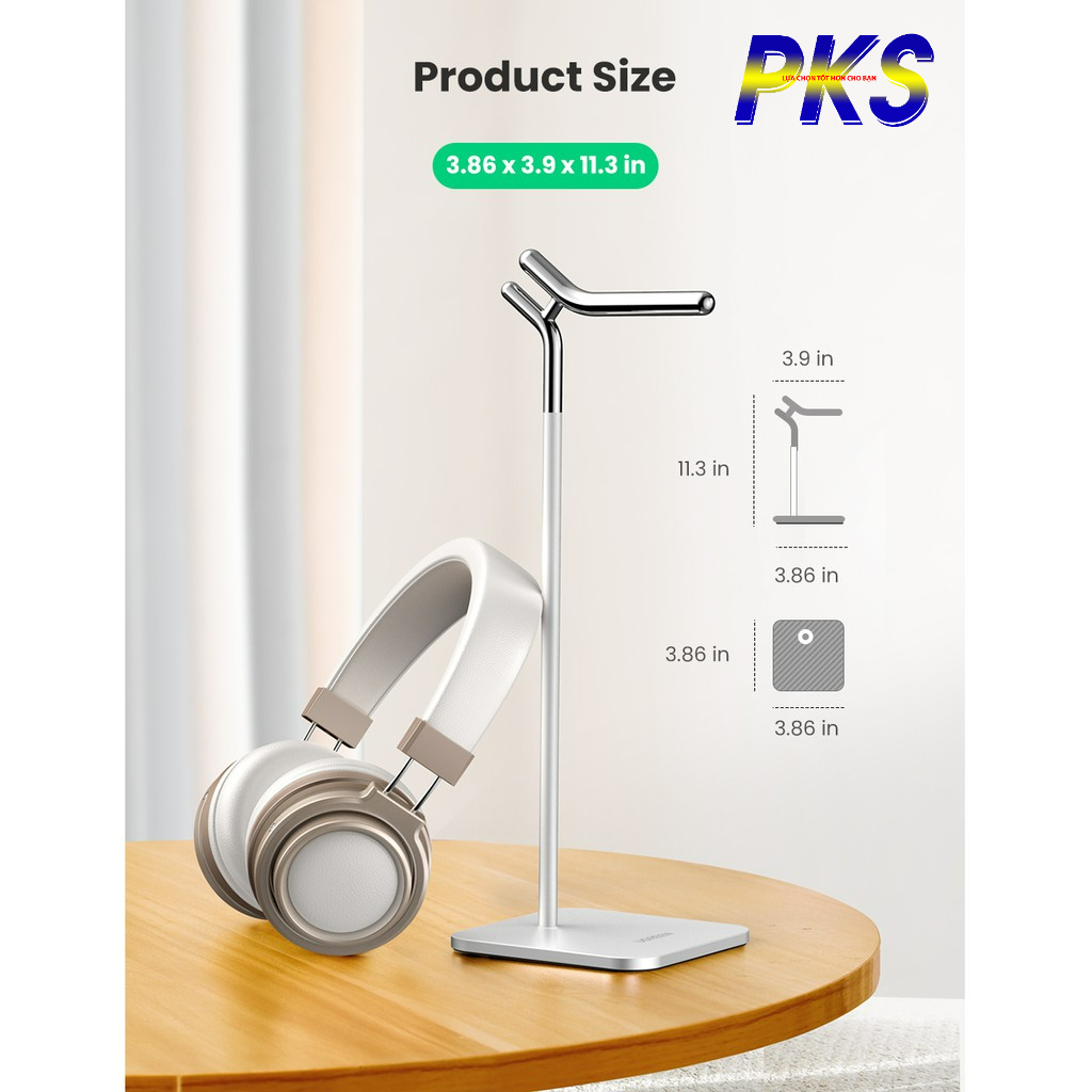 Móc treo để bàn cao cấp Headphone Stand bằng nhôm UGREEN 80701