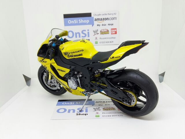 YAMAHA YZF - R1M 1/12 TAMIYA MÔ HÌNH XE MOTOR ĐỘ LB + AK