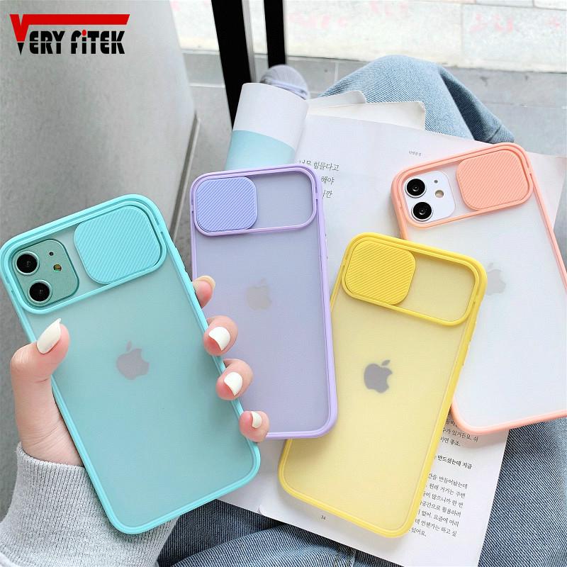 Camera Lens Protection Phone Case on For iPhone 11 Pro Max 8 7 6 6s Plus For iPhone X Xs Max XR Xs SE 2020 Color Candy Soft Back Cover