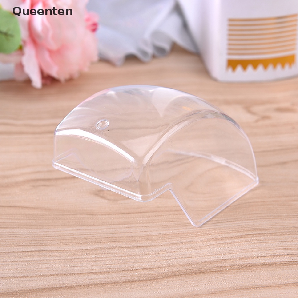 Queenten 1pc Plastic Transparent Case Jewelry Display Wrist Watch Box Storage Multifunctional box QT