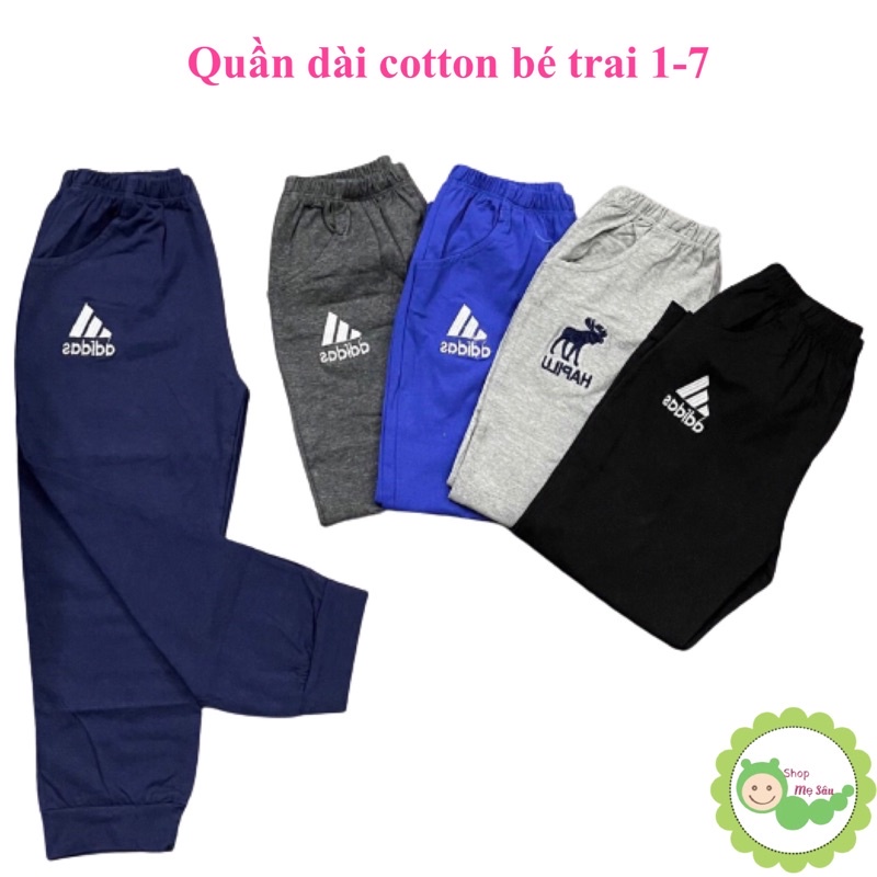 {10-18kg} Quần dài cotton bé trai size nhí (Nhiều mẫu) M355