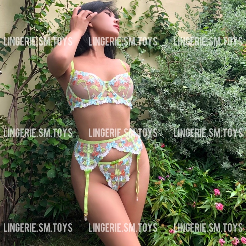 G-Floral Set - Nội Y Phối Hoa Màu Sắc Dễ Thương - Đồ Lót Gợi Cảm Cho Nữ | BigBuy360 - bigbuy360.vn