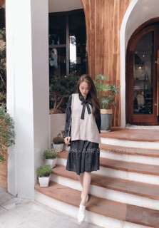 SET VÁY NƠ KẺ+ GILE GÂN