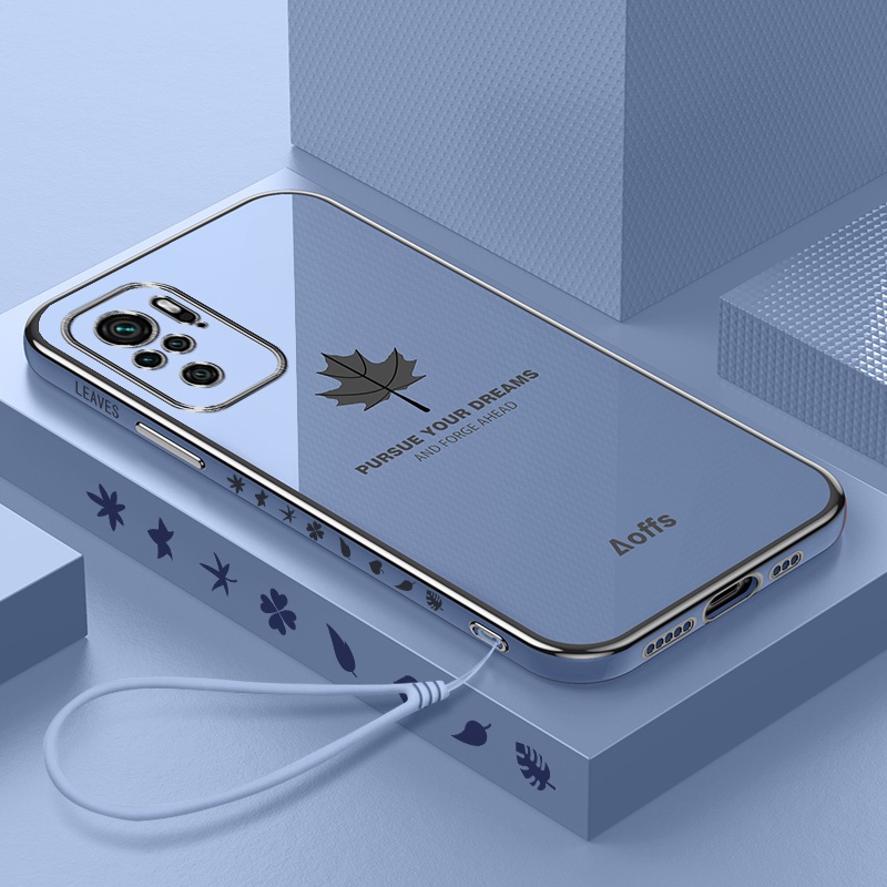 Ốp lưng Poco m5s ốp lưng redmo note 10 Ốp điện thoại in hình lá phong cho Redmi Note 10 Redmi Note 10s FY