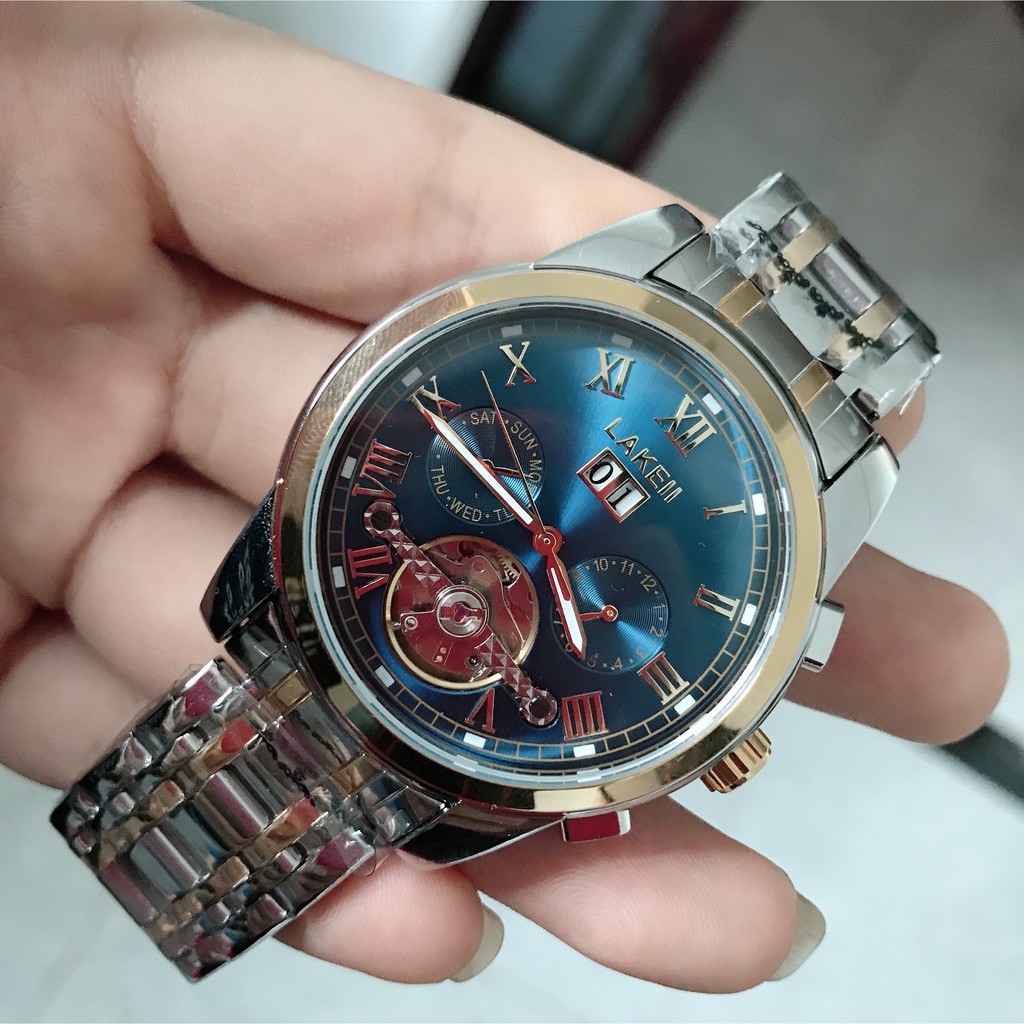 ĐỒNG HỒ CƠ NAM LAKEII CHÍNH HÃNG CAO CẤP, MẪU MÃ SANG TRỌNG, LỊCH LÃM -L816 | BigBuy360 - bigbuy360.vn