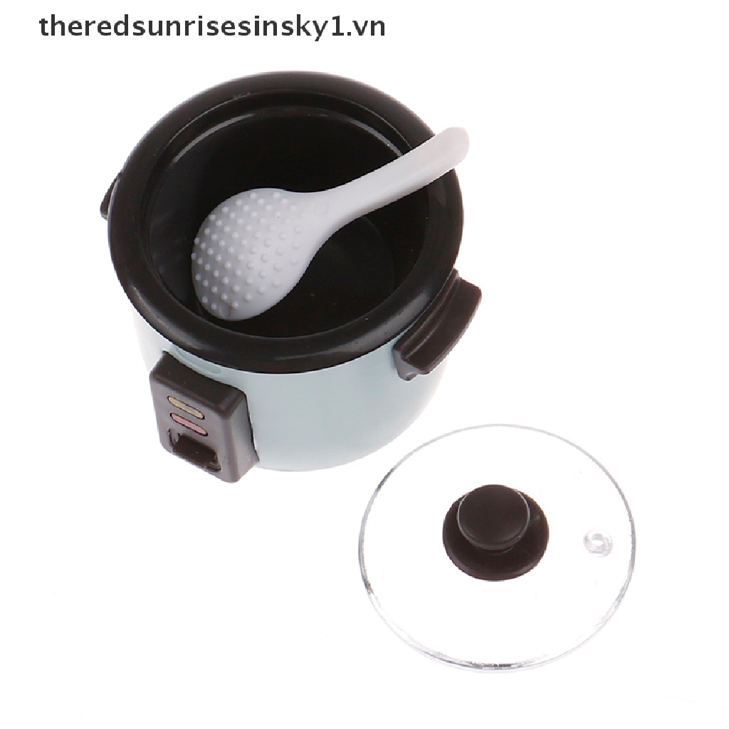 Mô hình nồi cơm điện mini trang trí nhà búp bê tỉ lệ 1:12