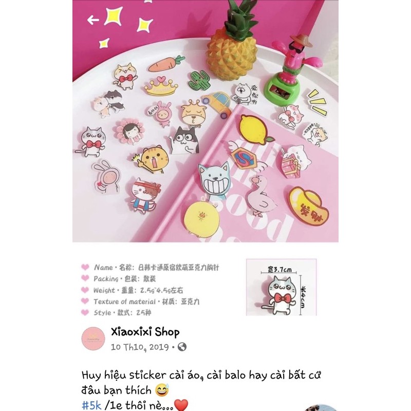 Sticker hoạt hình