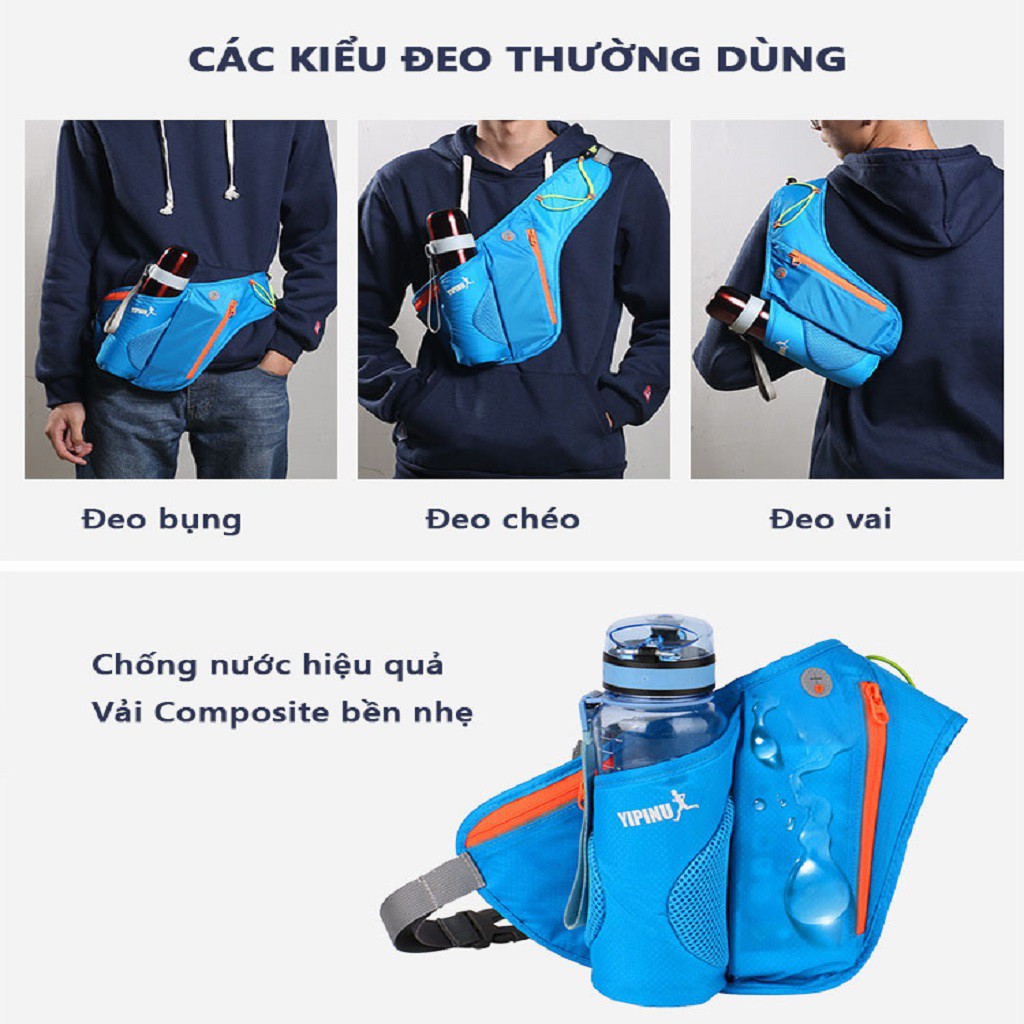 Túi Đeo Bụng Thể Thao   FREE SHIP  Túi Đeo Điện Thoại Túi Đựng Bình Nước Khi Chạy Bộ Thể Dục Chống Nước