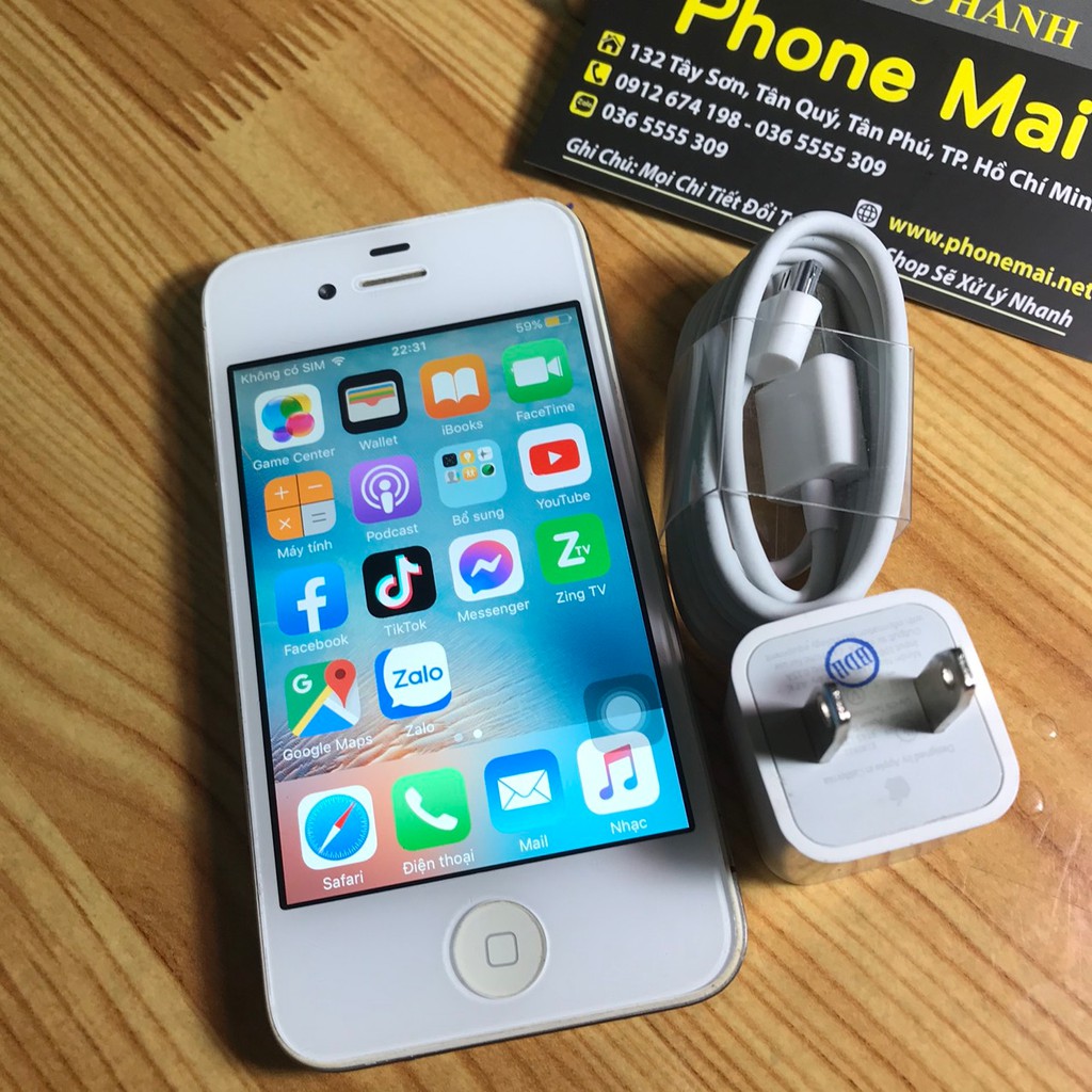 Điện Thoại iPhone 4S quốc tế lắp được sim chơi fb zalo youtube | BigBuy360 - bigbuy360.vn