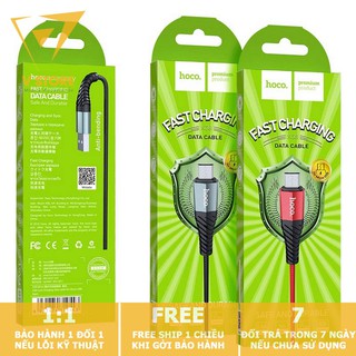 CÁP SẠC NHANH DÂY DÙ MICRO USB 2.4A HOCO X38 - DÀI 1.0M [HOCO ĐÀ NẴNG]