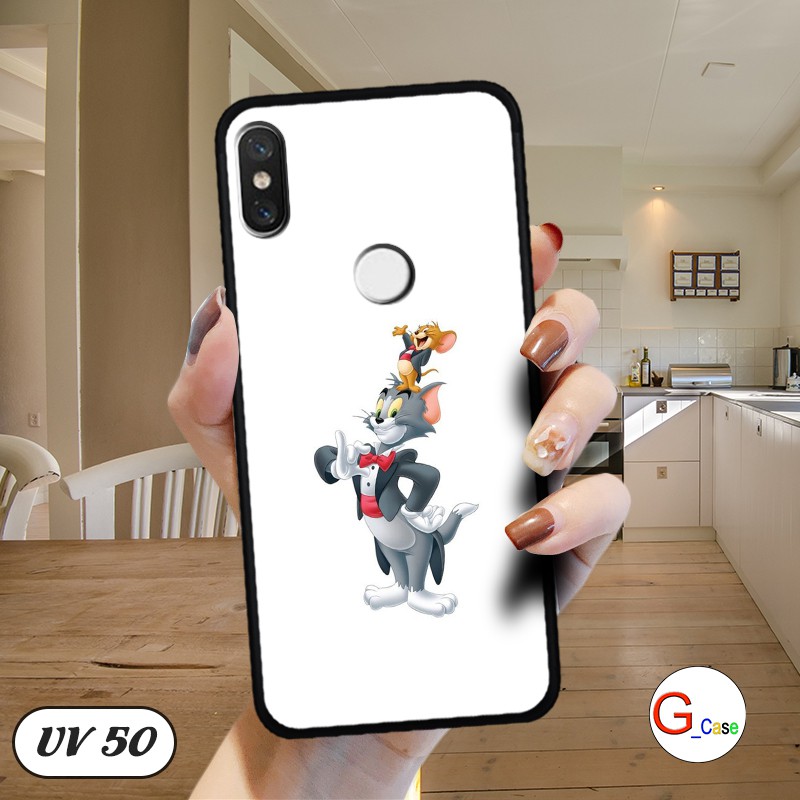 Ốp điện thoại Xiaomi Mi 8 - lưng nhám viền dẻo