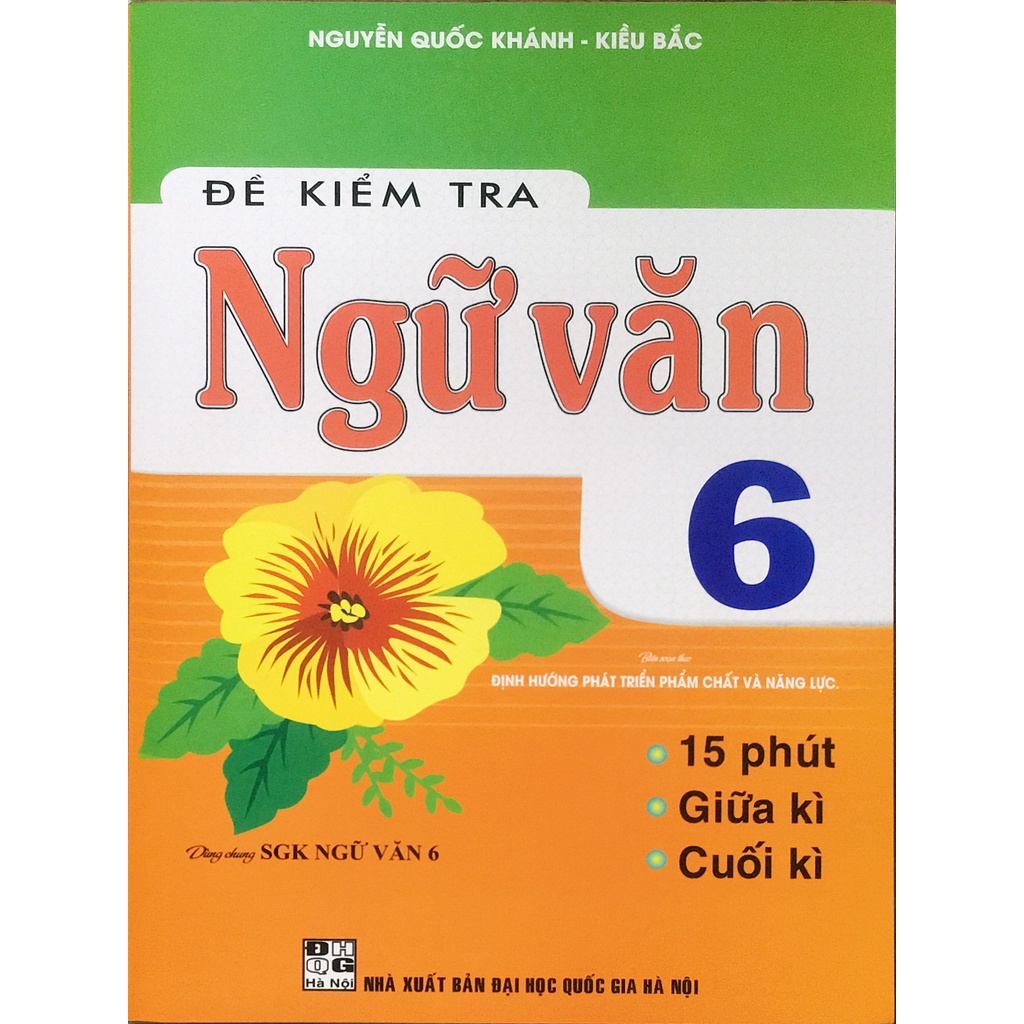 Sách - Đề kiểm tra ngữ văn 6