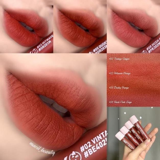 [DATE 09/09/22] Son Kem Lâu Trôi Peripera Ink Matte Blur Tint màu #16 Hazel orange Cam Đất Cháy (Hàn quốc)