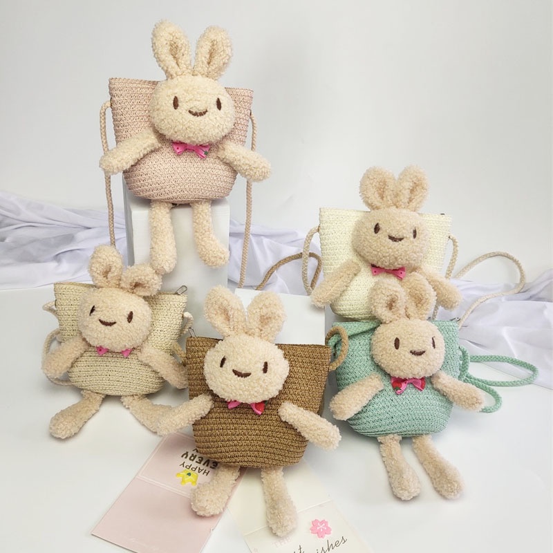 Túi Đeo Chéo Hình Gấu Dễ Thương Cho Bé Gái