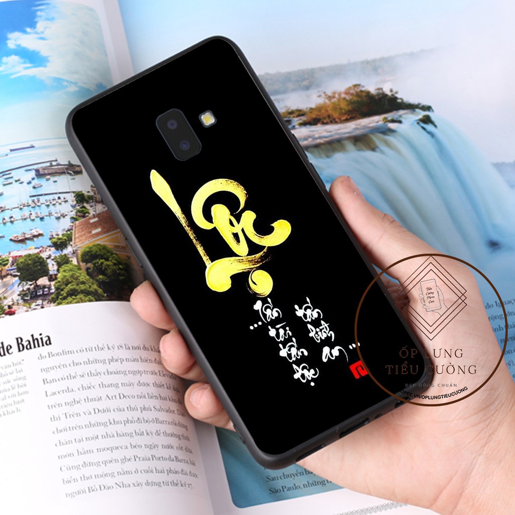 Ốp điện thoại SamSung J6 2018/J6 Plus/J8 2018 in hình "Thư pháp" siêu đẹp phù hợp với mọi lứa tuổi