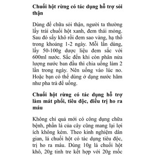Chuối hột rừng tươi -