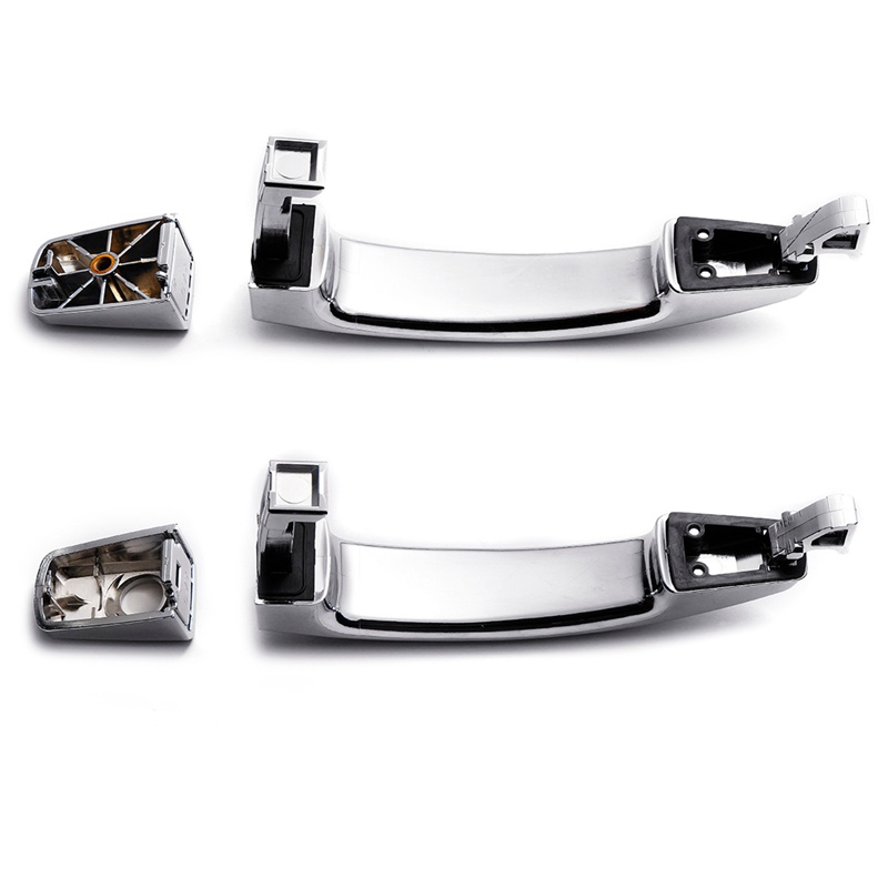 Bộ 2 Tay Nắm Cửa Trái / Phải Phía Trước / Sau Bằng Crom abs Cho Xe chevrolet captiva sport / aveo / saturn