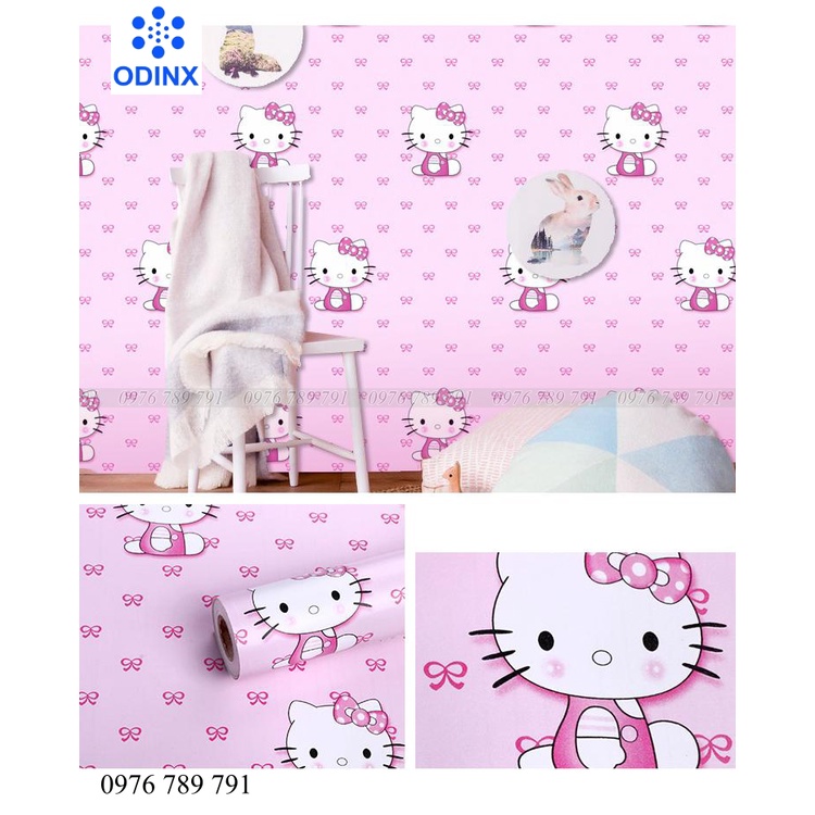 Giấy Dán Tường 3d Phòng Ngủ Có Keo Sẵn Decal Dán Tường 10m Trơn Vân Nhám