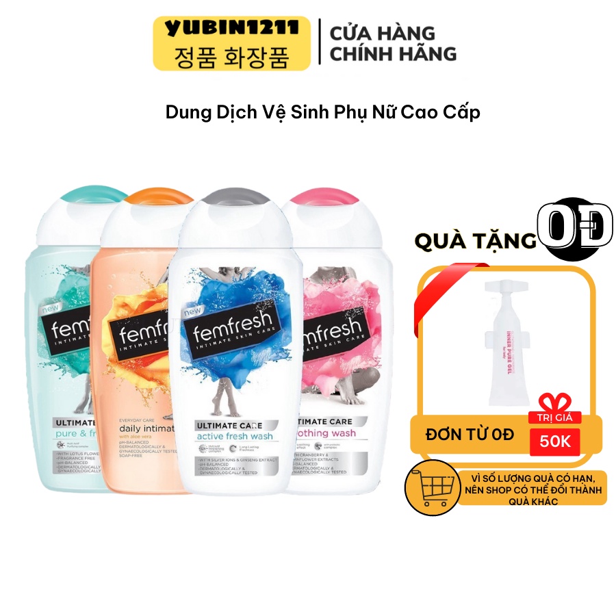 Dung Dịch Vệ Sinh Phụ Nữ Femfresh Daily Intimate Wash 250ml