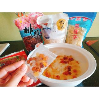 Set 3 bát canh Nhựa Đào - Tuyết Yến - Bồ Mễ dưỡng nhan (tặng kèm đồ nấu)