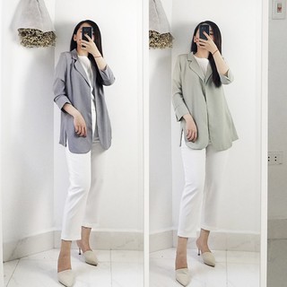 [Có ảnh thật] Áo blazer mỏng (4 màu)