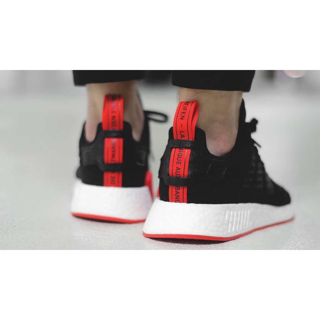 Giày Nữ Adidas NMD R2 Trắng Đen - BA7252 [Chính Hãng]